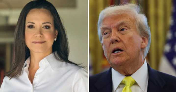 María Corina Machado habla por teléfono con Trump tras recibir el Premio Nobel de la Paz