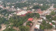 Inundaciones en Veracruz: Permanecen Comunidades Bajo el Agua; Así Se ve Recorrido Aéreo