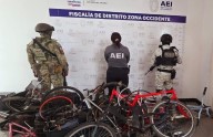 Aseguran bicicletas y herramienta en cateo a vivienda