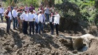 Anuncia Armenta rehabilitación de caminos dañados por lluvias en Francisco Z. Mena
