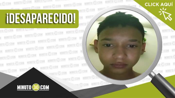 El menor Santiago Alejandro Valencia desapareció en Medellín