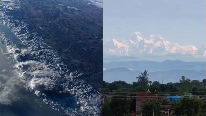 Mount Everest seen from Bihar; astronaut shares breathtaking Himalayas view