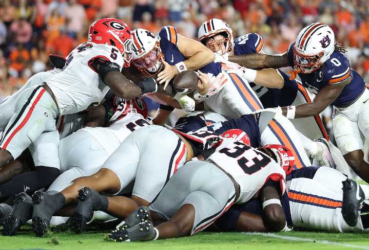 What Hugh Freeze said about the controversial fumble call in Georgia loss