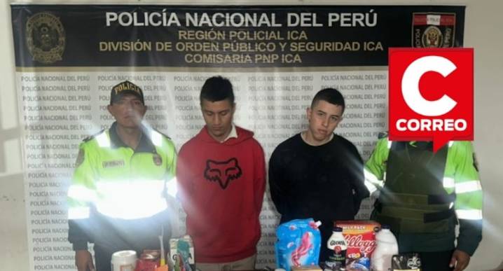Ica: “Los Huérfanos de Colombia”, robaban productos de supermercado
