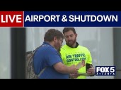 FOX 5 News Live: Air traffic controllers miss first full paycheck amid shutdown