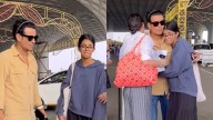 Manoj Bajpayee Makes A Rare Appearance With Family At Mumbai Airport