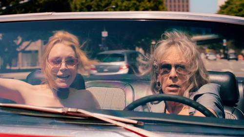 EXCLUSIVE: Jamie Lee Curtis pulls off epic stunt driving in 'Freakier Friday' behind