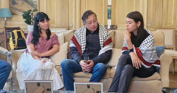Colombianas liberadas en Israel regresaron al país viajando junto al presidente Gustavo Petro