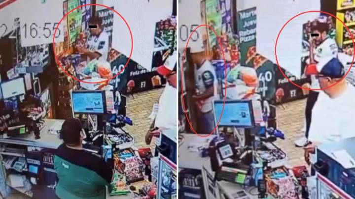 Video: Captan a aficionados de Rayados robando cerveza en tienda de conveniencia