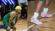 Justin Bieber Hits the Courts in Adidas' Anthony Edwards 1 Sneakers