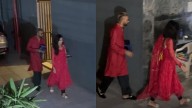 Hardik Pandya And His Girlfriend Mahieka Sharma Celebrate Diwali In Matching Outfits; Twin In Red