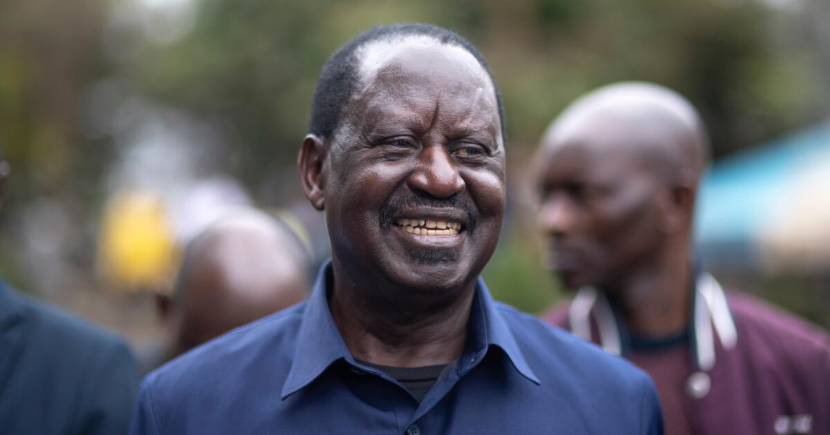 Former Kenyan premier Raila Odinga, a key figure in African democracy efforts, dies at 80
