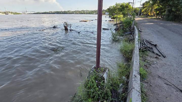 Alerta preventina: 13 colonias susceptibles de inundación en Pueblo Viejo, Veracruz