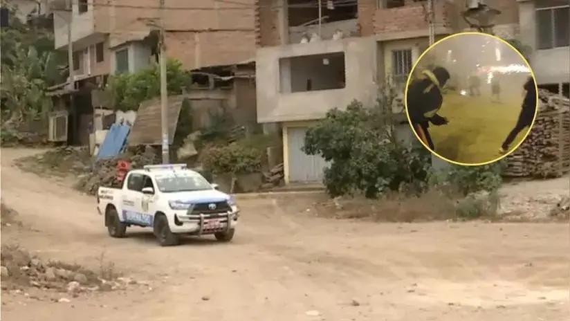 Un muerto y un herido tras violento enfrentamiento entre presuntos barristas en Villa María del Triunfo