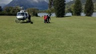 Terminó con éxito el rescate de dos andinistas extraviados en el volcán Lanín