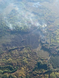 Firefighters battle 85-acre wildfire in Houghton Lake area as dry conditions persist