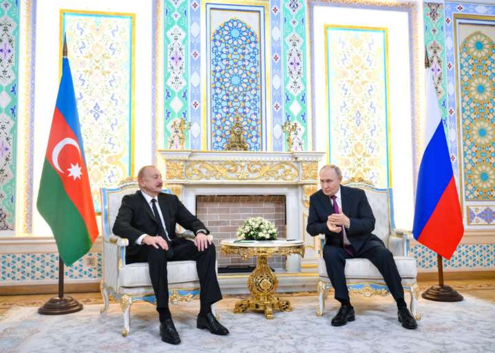 Putin says Russian air defenses were to blame for Azerbaijani jet's crash last year, killing 38