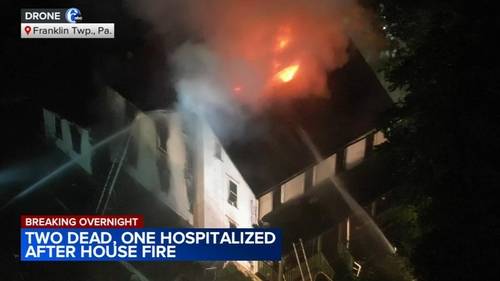 2 dead, 1 hospitalized after house fire in Franklin Township, Carbon County