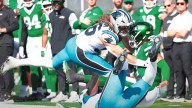 Jets QB Justin Fields’ teammates start scuffle after QB takes vicious Panthers hit
