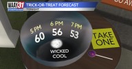 Chilly night in store for trick