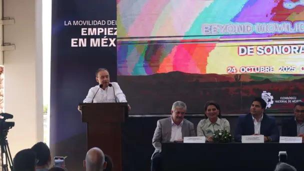 Durazo presenta prototipo de vehículo eléctrico en Sonora