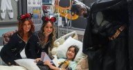 Pacers Aaron Nessmith visits patients at Peyton Manning Children's Hospital for Halloween