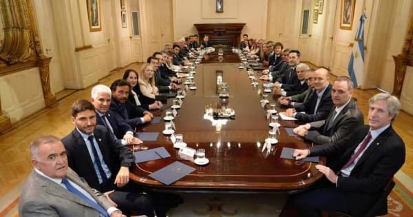 Tras la reunión con los gobernadores, la Casa Rosada dijo que "la voluntad es trabajar con todos"