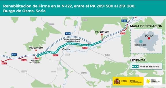 Transportes destina 550.000? a la mejora de la N