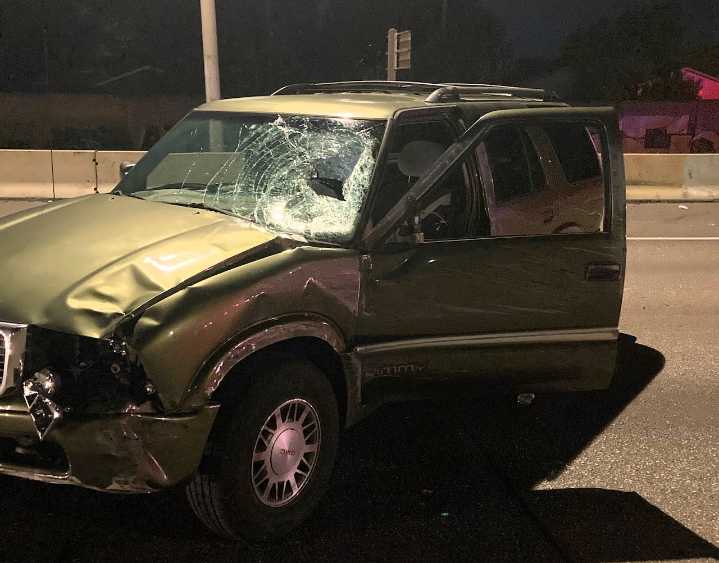 Police arrest driver who injured traffic control worker in crash on I