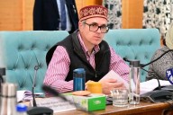 CM Omar Abdullah greets people on Urs of Sheikh
