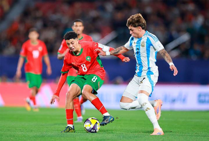 Argentina no pudo con Marruecos y cayó en la final del Mundial Sub