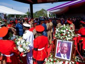 Kenya’s revered opposition leader Raila Odinga being laid to rest