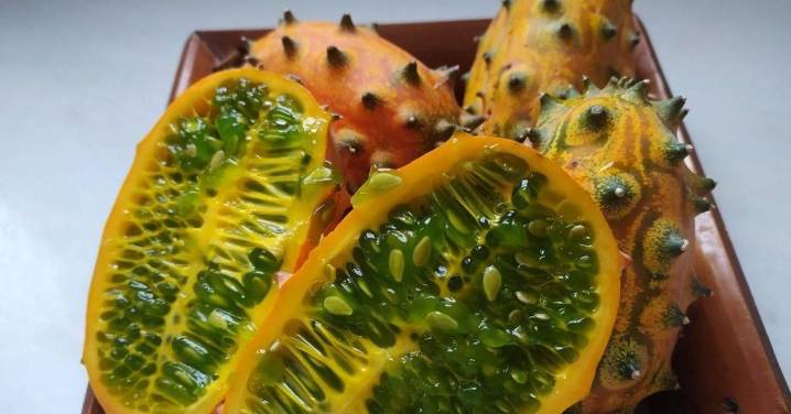 El kiwano, una fruta tropical del desierto de Kalahari que ya está en Galicia
