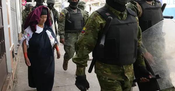 Siguen choques en Ecuador