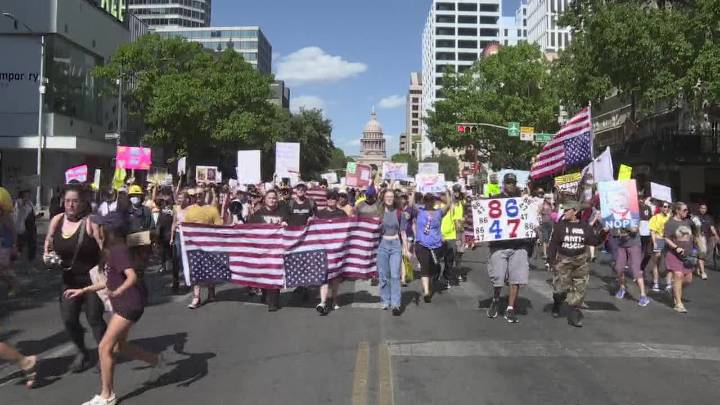 Massive "No Kings" rallies erupt nationwide in protest of Trump Administration