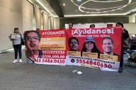 Protestan por desaparecidos en evento de reforma electoral