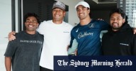 Wallabies v Japan: Israel Folau spotted at Wallabies training for first time in seven years