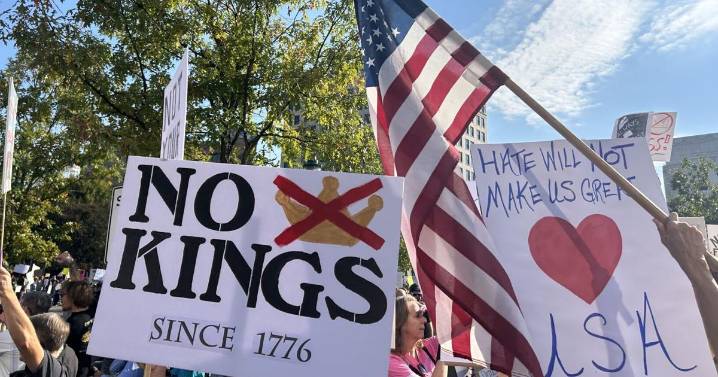 Thousands attend second wave of 'No Kings' nationwide protests opposing Trump administration