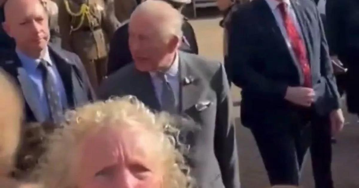 King Charles heckled by protestor demanding answers over Prince Andrew