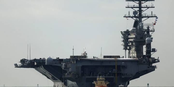 Trump blames 'bad fuel' for twin Navy crashes in the South China Sea while traveling in Asia