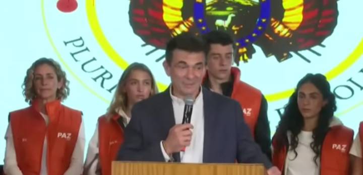 Bolivian president-elect thanks God after election victory