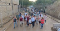 Sheinbaum recorre por tercera vez zonas afectadas por lluvias históricas