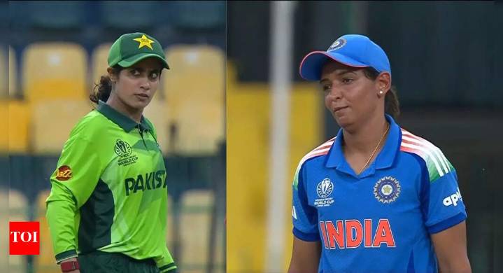 Pakistan bowler gives 'death stare' to India skipper; Harmanpreet Kaur's reaction goes viral