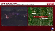 Help an officer call near Hanscom Park, large police presence