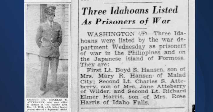 Idaho POW who went missing during WWII now 'accounted for' after DNA testing