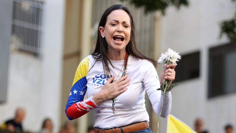Nobel Peace Prize awarded to Venezuela’s María Corina Machado for keeping ‘the flame of democracy burning’