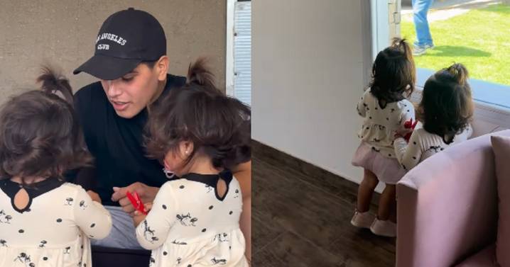 El reencuentro más esperado: Thiago Medina volvió a su casa y abrazó a sus hijas 