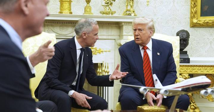 Trump expresses ambivalence toward the future of US-Mexico-Canada trade deal as he meets with Carney