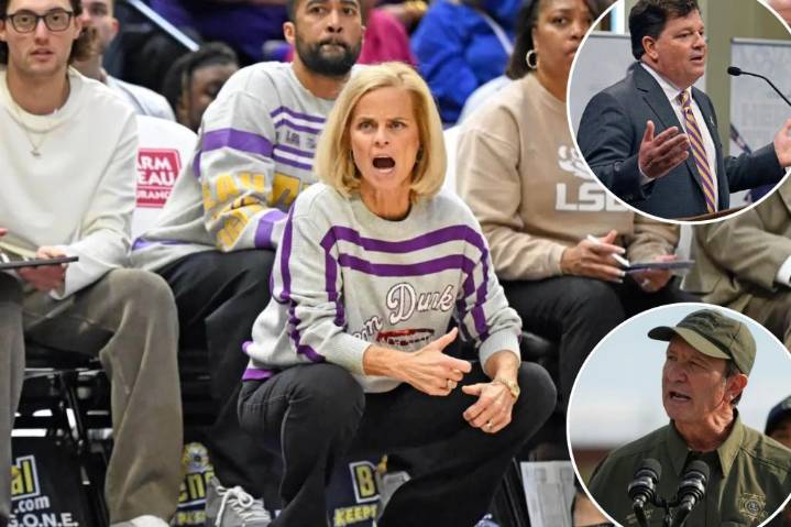 'Heartbroken' LSU women's hoops coach Kim Mulkey skips presser after AD's shocking exit