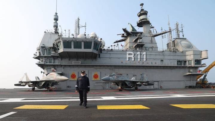 A special Diwali for PM Modi on onboard INS Vikrant